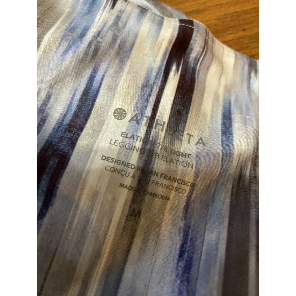 ATHLETA Ultra High Rise Elation 7/8 Tight Size Medium Womens Excellent Condition - Picture 4 of 6